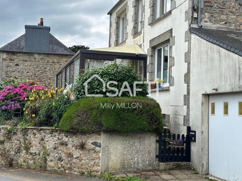 Located in the charming town of Plougonver (22810), this stone house (coated) is nestled on a plot of 823 m² higher than the road, offering a peaceful and green setting. Nearby, you will find all the necessary amenities such as shops, schools and ser...