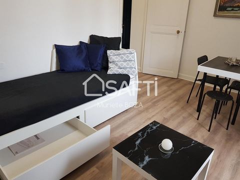 Beaucoup d'atouts et de charme pour ce magnifique studio de caractère, entièrement aménagé avec goût. Au sein d’un manoir, ce bien est situé au 2e étage sans ascenseur d'une petite copropriété. Arrêt de tram et commerces à proximité. Exposition nord-...