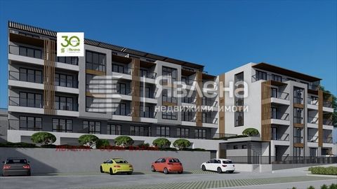 Appartement d’une chambre dans un nouvel immeuble du quartier de Varna. Vinitsa. Le bâtiment sera de cinq étages, disposera d’espaces de stationnement extérieurs et de garages. L’appartement est situé au troisième étage avec une exposition complèteme...