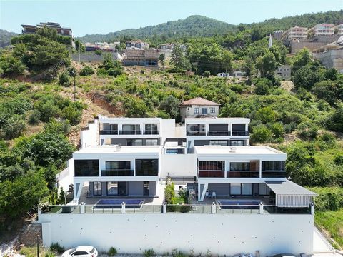 Panoramic View Ready for Residence Villas for Sale in Alanya Bektaş ... are located in Bektaş, one of the unique regions. Bektaş is a region whose value increases day by day with its luxury villas, beautiful view, clean air and nature. Bektaş region,...