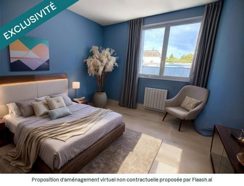 Immeuble 76 m2 trois ch libre et maison louée 43 m2