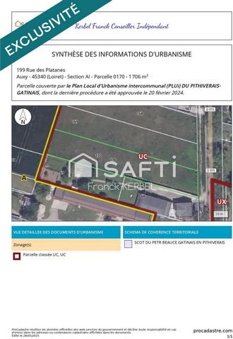 Beau terrain à construire de plus de 1700m².