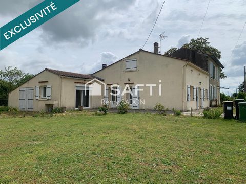 Maison de 111m2 à rénover, terrain de 1400m2.