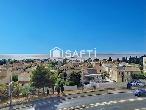 Appartement avec ascenseur, garage, loggia, vue mer et étang 52M²