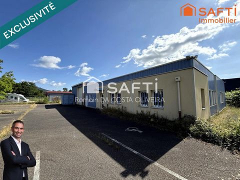 Hall artisanal de 413m² implanté sur 24,30 ares !