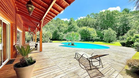Propriété 202 m² avec parc de 4800 m², piscine et double garage