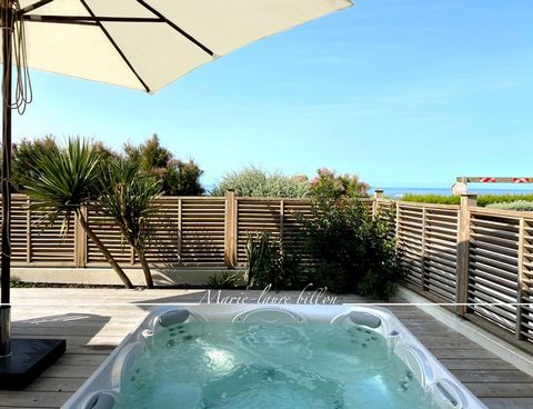 Maison à vendre 7 pièces BRETIGNOLLES SUR MER (85), villa VUE MER, maison principale + studio+ garage, terrasses, courette