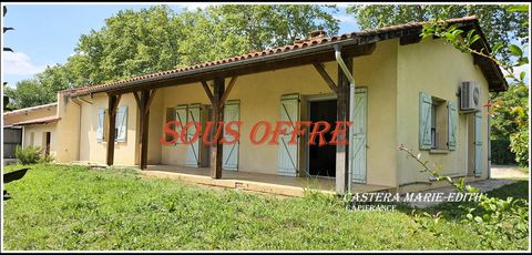 Dpt Gers (32), à vendre proche Mirande - maison P4 de 127 m² - Terrain de 1 300,00 m² - Plain pied