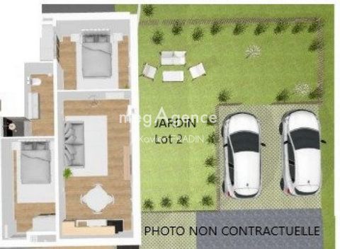 Plateau viabilisé de 46m² environ, possibilité type 3.