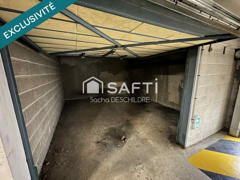 Box fermé en sous-sol – Environ 20 m² – Reims