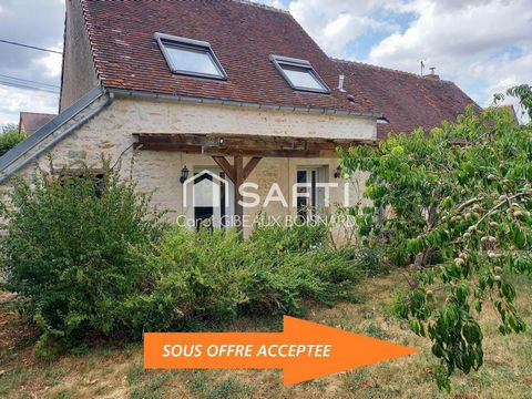 Maison en pierre avec garage et terrain