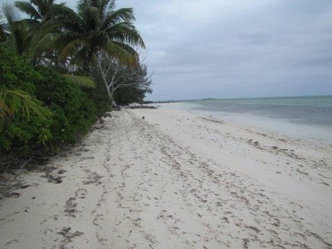 Strand eigendom bij Pinder's, Mangrove Cay met 148 ft van de voorgerecht bestaat uit 1,02 hectare op de belangrijkste Queen's Highway. Goed begroeid eigendom. Alle nutsvoorzieningen. Luchthaven in de buurt.