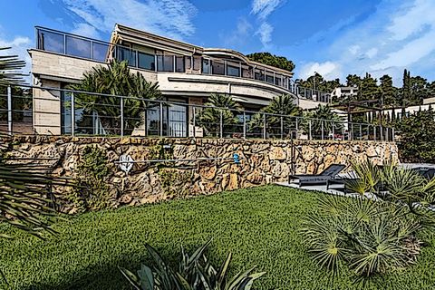 Modern spacious villa located in the prestigious urbanization of Santa María de Llorell, located between the cities of Tossa de Mar and Lloret de Mar; entry into the territory of the urbanization is carried out through a security post with a barrier....