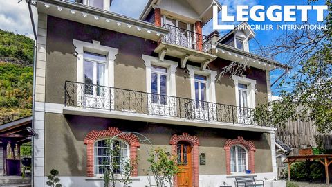 113813APA31 - Beautiful house with a lovely outdoor space for relaxing and entertaining in Bagnères de Luchon, close to all amenities. It is recently refurbished, in excellent condition, and would make a perfect large family home or a superb B&B / Ch...