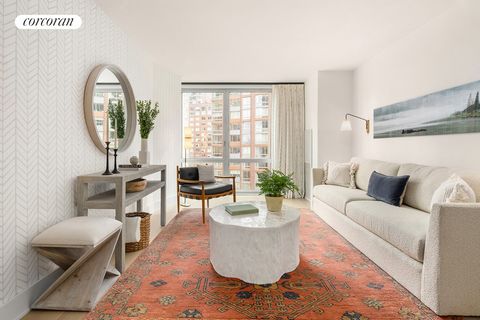 Coop with Condo Rules. Immediate occupancy on select residences. 12 months paid maintenance on contracts signed by May 31, 2024. Residence 15Q is a 556 sq. ft. tranquil north-facing alcove studio with direct views of Teardrop Park. This residence boa...