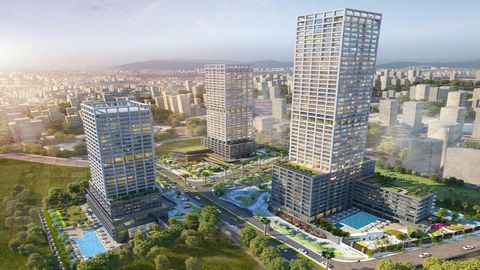 Het complex is gelegen in Atasehir, een stad gelegen aan de Aziatische kant van Istanbul, een van de meest centrale en belangrijkste delen van de stad. Het biedt een hoge levenskwaliteit dankzij de ligging op het kruispunt van de snelwegen E5 en E6 d...