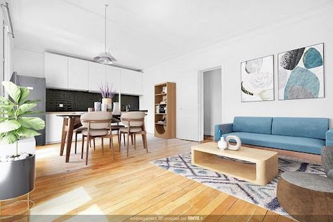 Ikory Properties vous propose un charmant appartement traversant de 4 pièces entièrement rénové d'une superficie de 84m² situé au 3ème étage d'un immeuble très bien entretenu avec ascenseur comprenant une entrée, un séjour avec cuisine ouverte aménag...