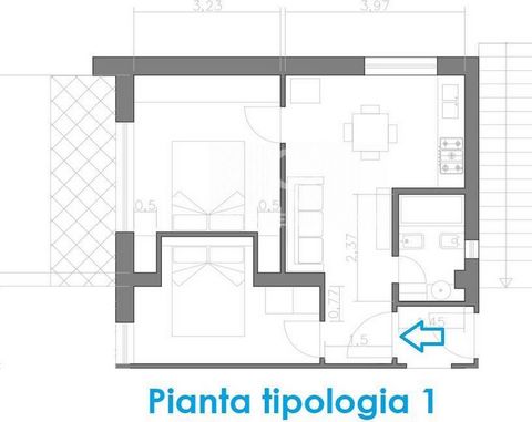 Appartamento pari al nuovo, in classe energetica A, in consegna a Maggio 2025! L'appartamento, che sarà consegnato ristrutturatissimo, è al secondo ed ultimo piano e si comporrà di: sala con cucina a vista e balcone, 2 camere e 2 bagni. Avrà un posto...