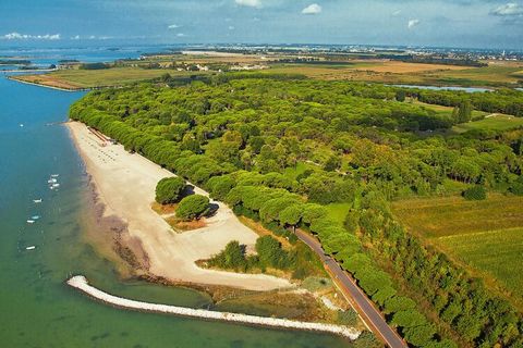 Świetna lokalizacja: Caravan Park na zalesionym terenie 50-hektarowego parku przyrodniczego na lagunie Grado. Każda praktycznie wyposażona przyczepa stacjonarna posiada własne miejsce parkingowe. Młodsi i starsi mogą odświeżyć się w basenie o powierz...