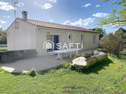 Maison de 1988 à fort potentiel – Sous-sol aménageable et jardin de 1400 M² – Thénac