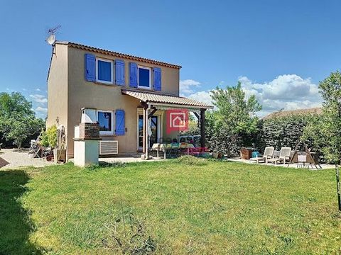 Magali Baldoni invites you to discover in EXCLUSIVITY this lovely 4-room house in the heart of a quiet area of Le Muy. The villa, built in 2000, offers on the ground floor a living room with open kitchen of 33m2, toilets, and a garage. Upstairs 3 bri...