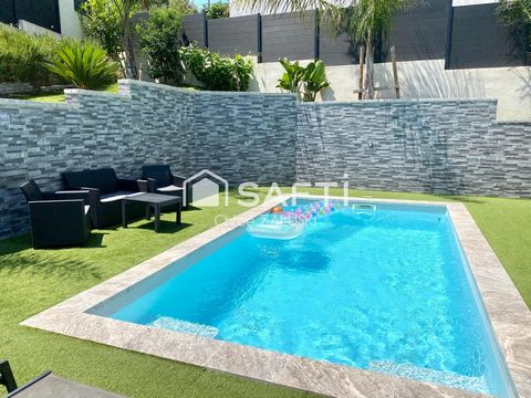 Villa contemporaine neuve avec piscine et chambre de plein pied