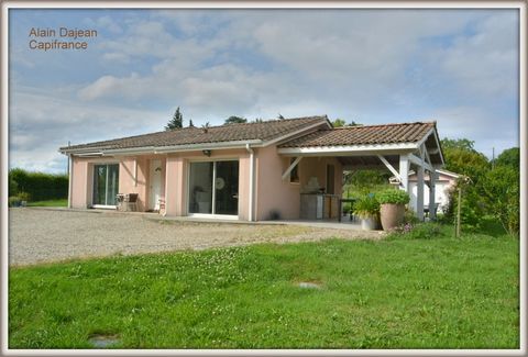 A vendre Maison Contemporaine 6 pièces MONBAHUS (47)-131 M2 -Terrain arboré 2000 M2