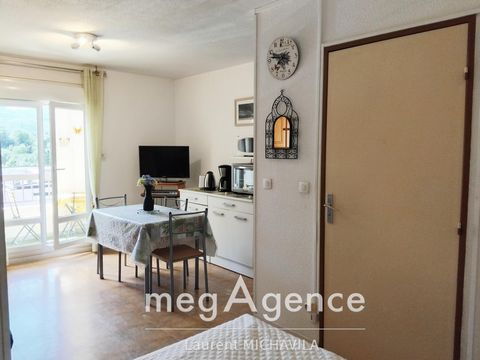 Studio 21m² meublé balcon plein sud