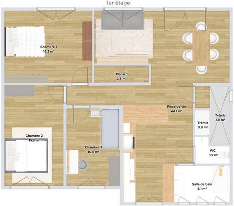 Maison 4 pièces à rénover