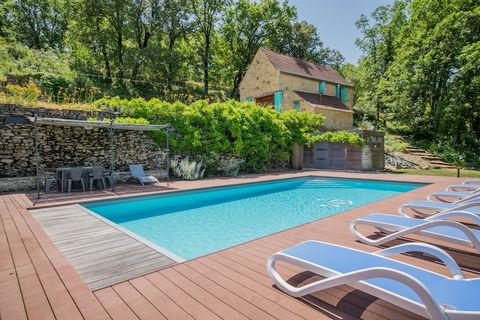 Set in the serene countryside of Lavercantière, this elegant 3-bedroom mansion offers a tranquil retreat for up to 6 guests. Surrounded by rolling hills and lush greenery, the property features a private swimming pool, furnished garden, and sun loung...