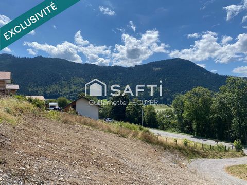Terrain constructible viabilisé de 579m2 à Saint Paul en Chablais