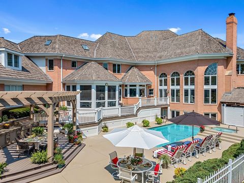 2 Tiffany redefines luxury estates with 89 corners of sophisticated all brick architecture prominently set on a corner parcel with 1.39 acres of powerful presence. Hosting special events or lavish gala's is made proper with meticulously maintained gr...