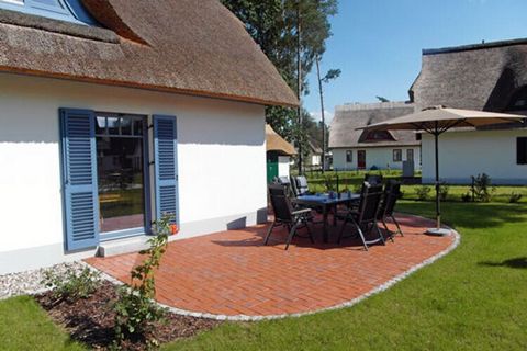 Rieten vakantiehuis met open haard, 2 slaapkamers, maximaal 5 personen, luxe inrichting, ca. 250 m van het zandstrand aan de Oostzee