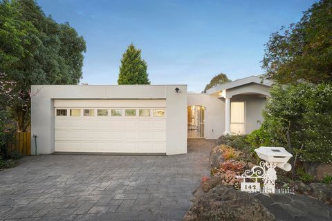 Beyond an elegant façade, stunning landscaped gardens and water feature/pond, you will discover a tranquil 4 bedroom, 2 bathroom family sanctuary with the most breathtaking views of the all-seasons garden and uninterrupted vistas of the Dandenong Ran...