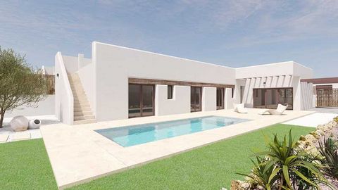 Description of object: These fantastic villas consist of a constructed area of approx. 175 m² (including roof terrace) with 3 bedrooms, 2 bathrooms (1 en-suite), 1 living / dining room with modern fitted kitchen, 1 housekeeping room and 1 roof terrac...