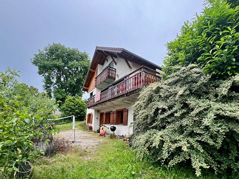 HAUS auf 3 Ebenen, geräumiges Grundstück von 1090 m2, 8 Zimmer, darunter 6 Schlafzimmer - starker und seltener Punkt: Sehr schöner, freier 180-Grad-Panoramablick auf den See und Aix les Bains, Blick auf das Erdgeschoss, Erdgeschoss und R 1, herrliche...