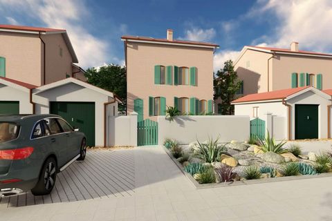 Rosignano Solvay, w dzielnicy mieszkalnej i cichej, oferujemy ekskluzywną dwupiętrową willę w zabudowie bliźniaczej o powierzchni około 260 mkw., obecnie w budowie. Dom na parterze składać się będzie z przedpokoju, dużego salonu, kuchni i jadalni, po...