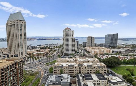 Experience Elevated Urban Living at the Watermark in San Diego’s Prestigious Marina District Step into sophisticated downtown living in this beautifully upgraded 2-bedroom, 2.5-bathroom residence at the exclusive Watermark — one of the Marina Distric...