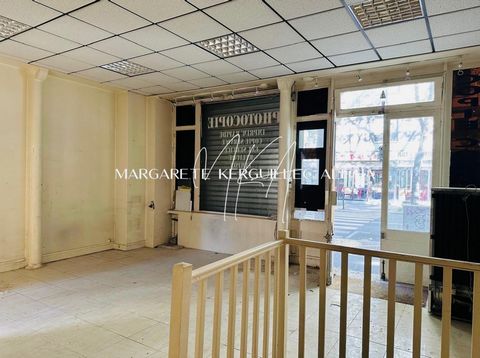 Locaux commerciaux bien disposés dans quartier animé