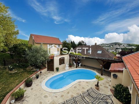 Superbe maison sur les côteaux avec piscine et jolie vue sur les vignes