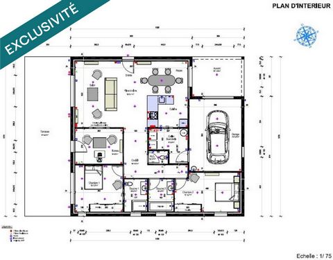 Maison a finaliser à 10 min de Mont-de-Marsan avec grange à rénover.