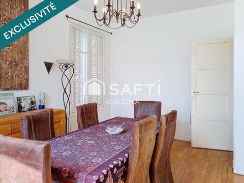 Bel appartement de 4 pièces avec un séjour une salle à manger, 2 chambres, une cuisine,une salle de bains et un WC.