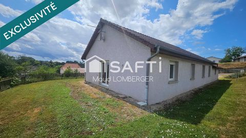 COUP DE CŒUR À MEMBREY – Pavillon de plain-pied, terrain de 1.200 m²