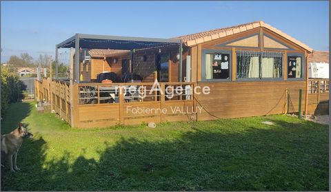 BELLE MAISON OSSATURE BOIS DANS ECRIN DE VERDURE (CHALET PRESTIGE)