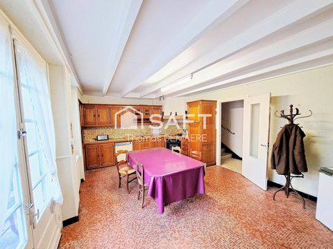Grande maison à rénover dans le bourg avec 3000 m² de terrain