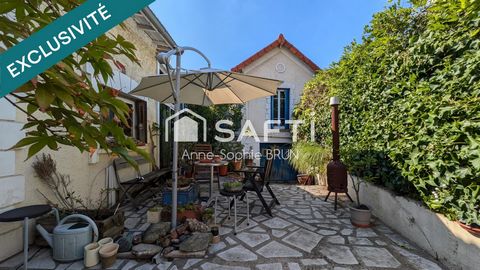 Colombes proche centre - Maison de charme 5 pièces avec cour végétalisée et atelier