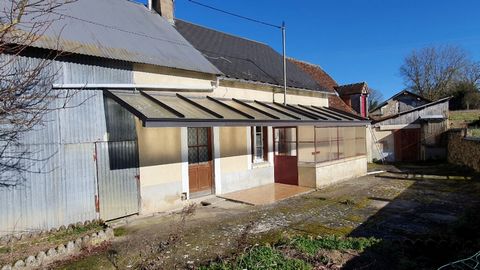 EXCLUSIVITY: In a quiet hamlet, come and discover this authentic farmhouse to renovate of about 62m² of living space and composed of 2 bedrooms + office. You will appreciate its many outbuildings, its development potential on its convertible attic, a...