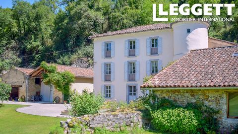 113628CMC09 - The Chateau is situated in an 18-acre estate, lying in a small tranquil valley surrounded by wooded hills, with wild-flower meadows, a spring-fed lake and bordered by a bubbling tree-shaded brook. The building has been extensively renov...