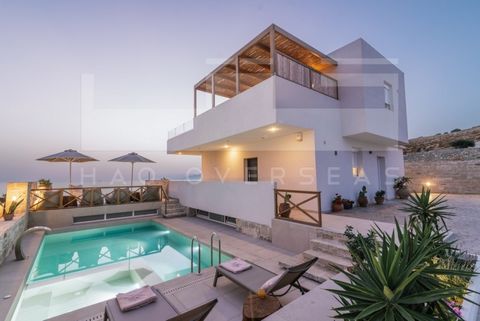 This amazing villa for sale in Kalamaki, Heraklion, is a large and newly built villa developed on 2 floors. it has a very modern interior and exterior design, with spacious lounge areas and rooms. it consists of 2 apartments and the main villa on the...