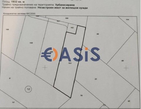 #32124140 We offer for sale a plot of land in the village of Medovo, Pomorie Municipality. Price: 61100 euro Location: Medovo village, Municipality Pomorie Total area: 1932 sq.m. m. Purpose of the plot: urbanized land for residential construction. Di...